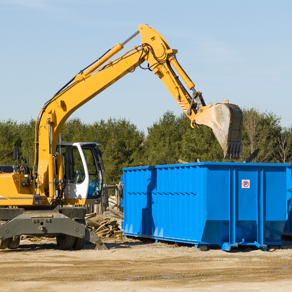 what are the rental fees for a residential dumpster in Peetz